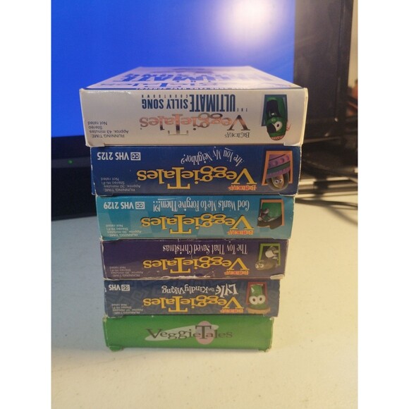 VeggieTales VHS Tapes Lot of 6. Big Idea. Christian. - Picture 4 of 6